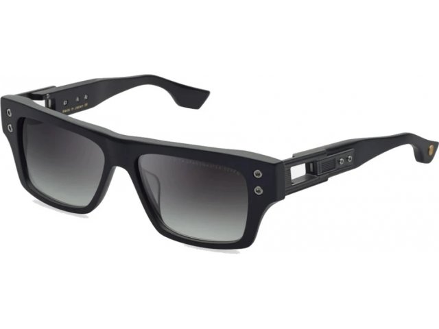 DITA GRANDMASTER-SEVEN,  MATTE BLACK - BLACK IRON, DARK GREY TO CLEAR GRADIENT