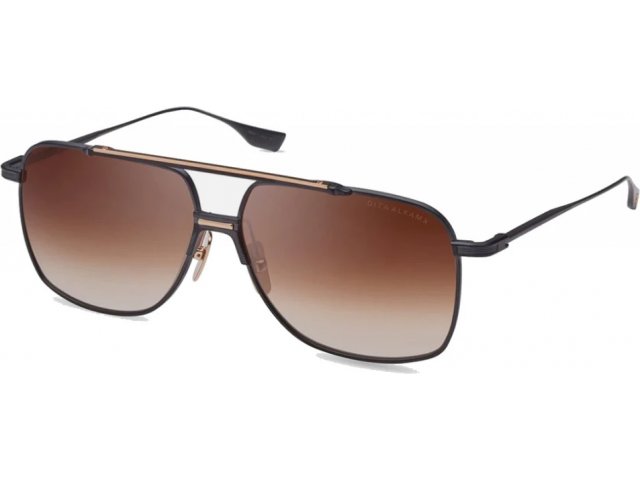 DITA ALKAMX,  BLACK IRON - WHITE GOLD, DARK BROWN TO CLEAR GRADIENT