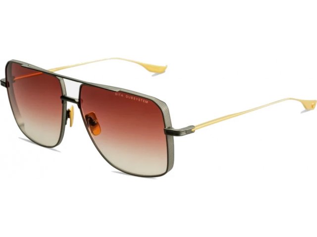 DITA DUBSYSTEM,  BLACK IRON - YELLOW GOLD, DARK BURGANDY TO CLEAR GRADIENT