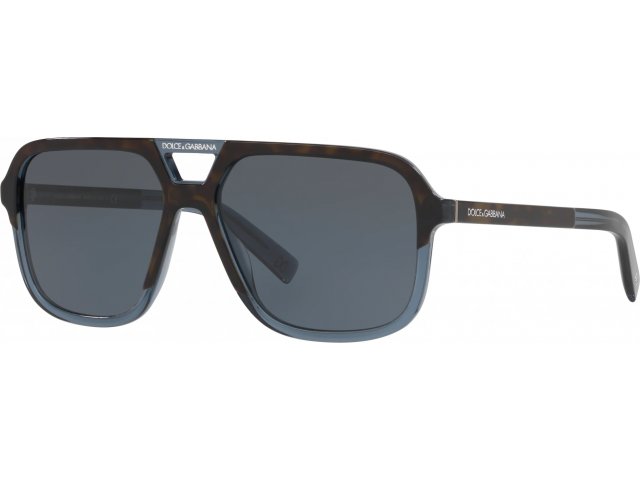 Dolce & Gabbana DG4354 320980 Top Havana On Transp Blue