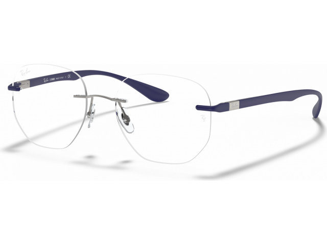 Ray-Ban RX8766 1216 Shiny Silver