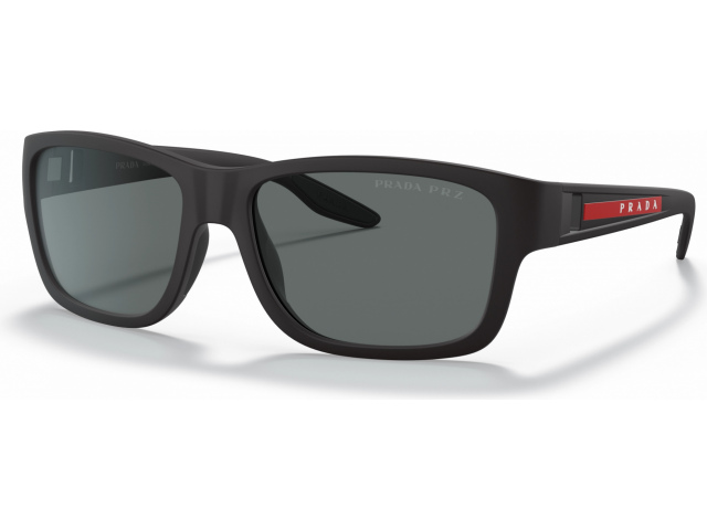 Prada Linea Rossa PS 01WS DG002G Black Rubber
