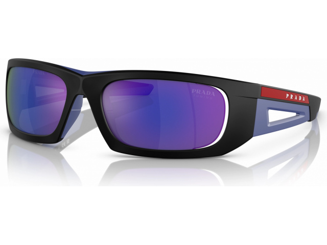 Prada Linea Rossa PS 02YS 16G05U Matte Black/blue