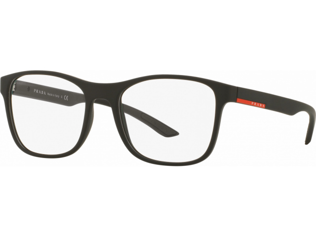 Prada Linea Rossa Lifestyle PS 08GV DG01O1 Black Rubber