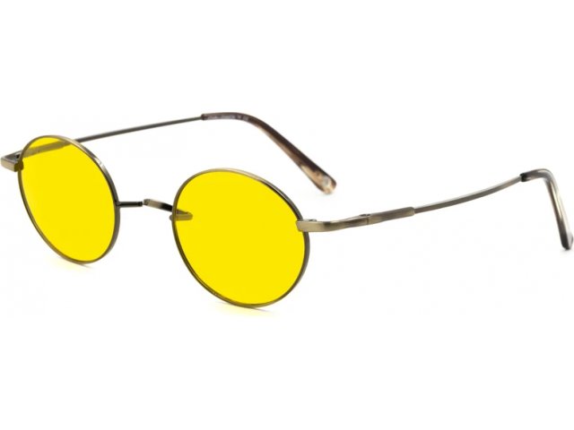 JOHN LENNON PEACE,  ANTIQUE GOLD, YELLOW