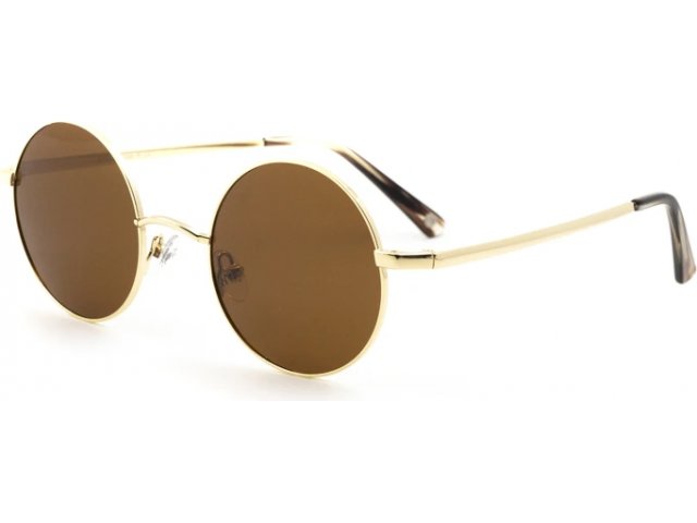 JOHN LENNON CIRCLE,  GOLD, BROWN