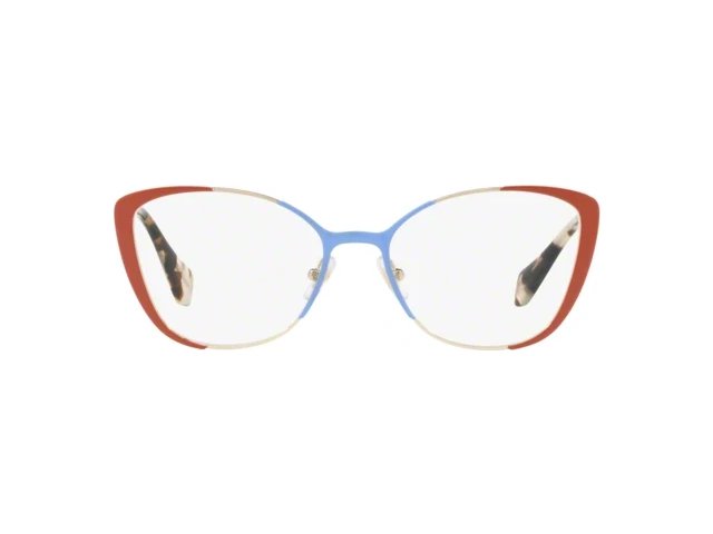 MIU MIU Core Collection MU 51QV VYF1O1 Pale Gold/azure/russet