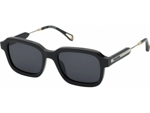 ZADIG VOLTAIRE SZV335 700,  SHINY BLACK, SMOKE