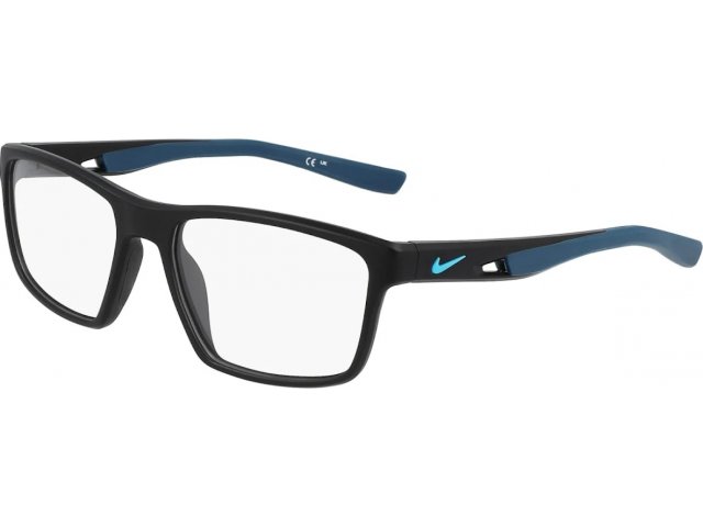 NIKE 7015 004,  MATTE BLACK/SPACE BLUE, CLEAR