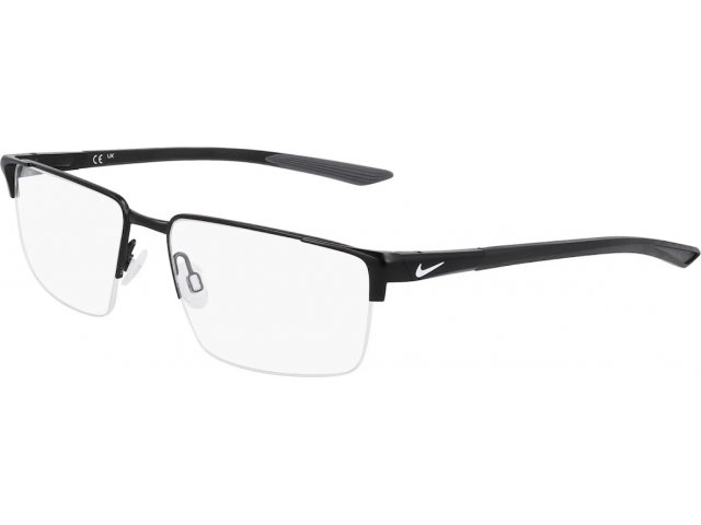 NIKE 8054 001,  SATIN BLACK/MATTE BLACK, CLEAR