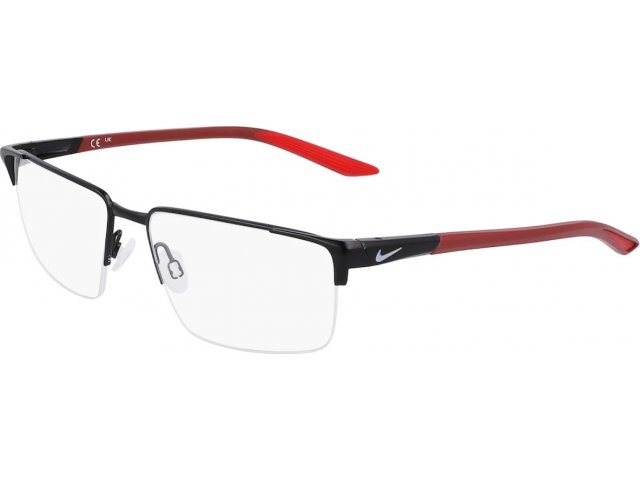 NIKE 8054 006,  SATIN BLACK/MATTE TEAM RED, CLEAR