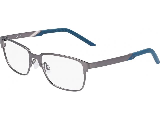 NIKE 8213 074,  SATIN GUNMETAL/SPACE BLUE, CLEAR