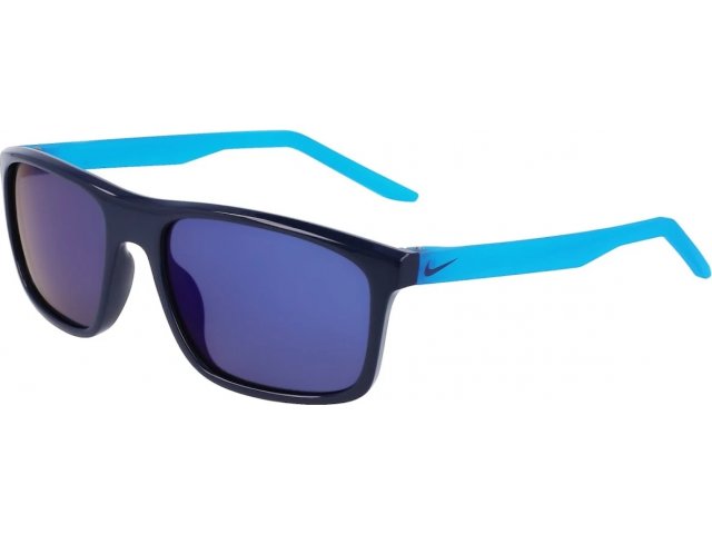 NIKE FIRE L P 451,  Obsidian Blue, Blue Flash Mirror Polarized