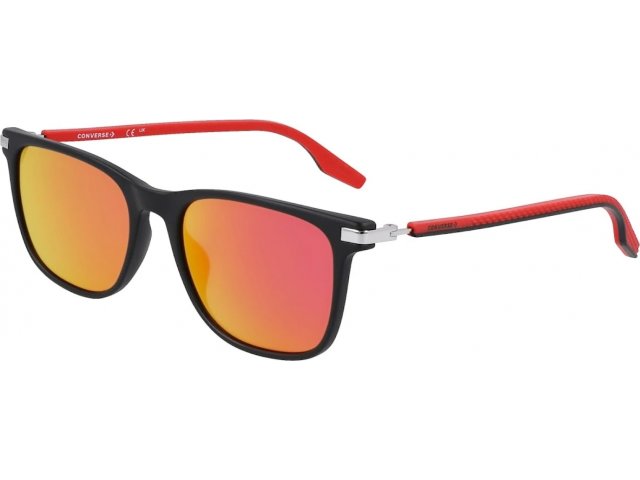 CONVERSE CV544S 002,  Matte Black, Mirror red