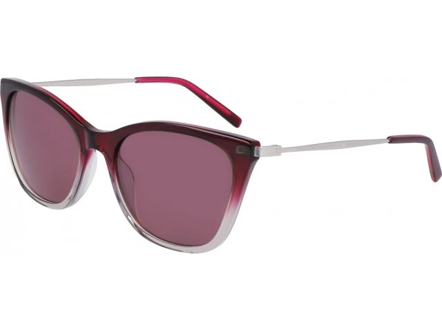 DKNY DK711S 510,  CRYSTAL PLUM/SMOKE GRADIENT, WINE RED