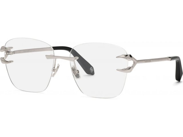 ROBERTO CAVALLI VRC022 579,  shiny full palladium, clear