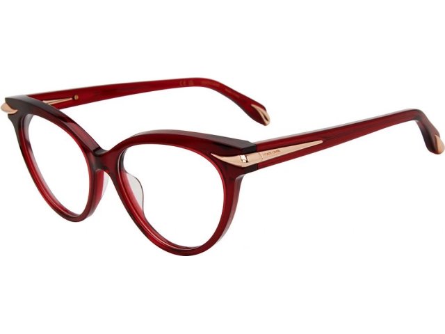ROBERTO CAVALLI VRC018M 954,  shiny transp-dark bordeaux, clear