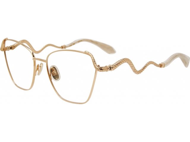 ROBERTO CAVALLI VRC021M 300,  shiny total rose gold, clear