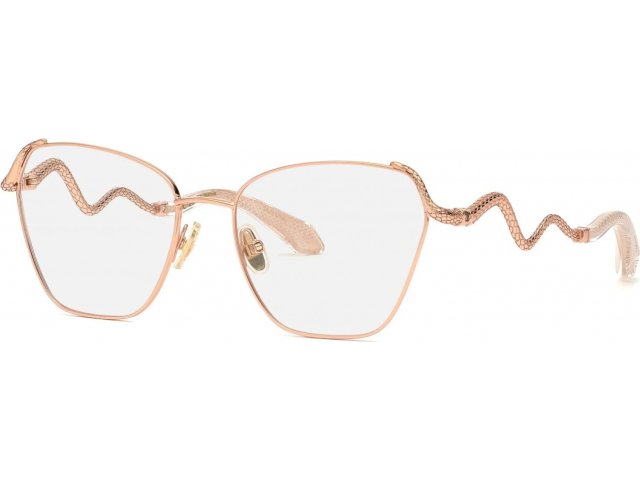 ROBERTO CAVALLI VRC021M 8FC,  shiny copper gold, clear