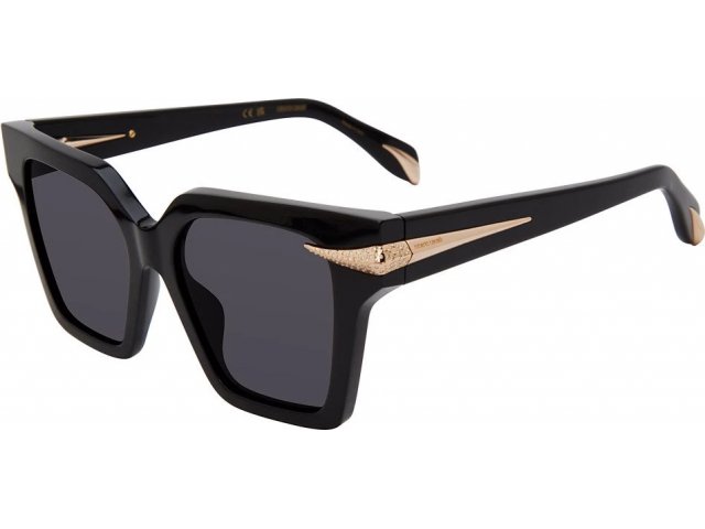 ROBERTO CAVALLI SRC002S 00Y,  shiny black, smoke
