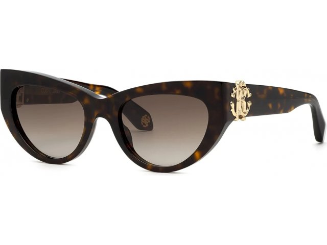 ROBERTO CAVALLI SRC017M 722,  shiny dark havana, brown gradient brown