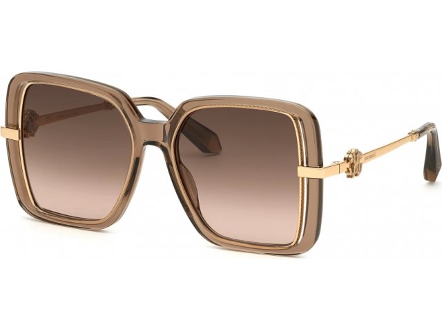 ROBERTO CAVALLI SRC007 ALV,  shiny transp.dove grey, brown gradient pink