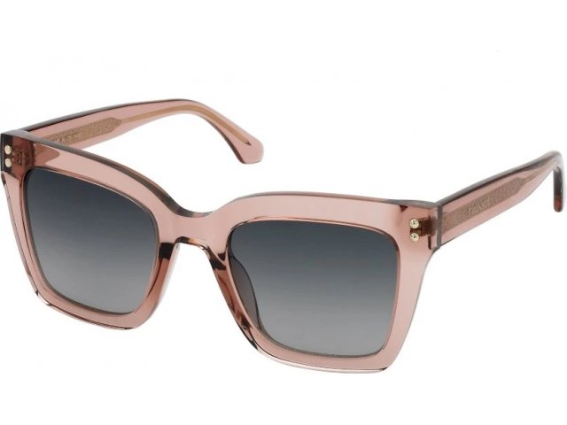 TWINSET STW019V 6HB,  shiny peach pink, smoke gradient smoke