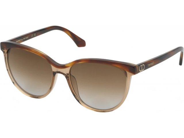 TWINSET STW020V D67,  shiny transp.cognac, brown gradient pink