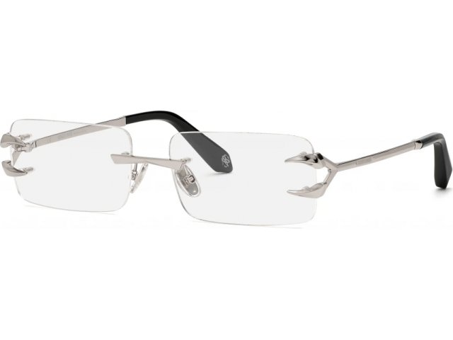 ROBERTO CAVALLI VRC023 579,  shiny full palladium, clear