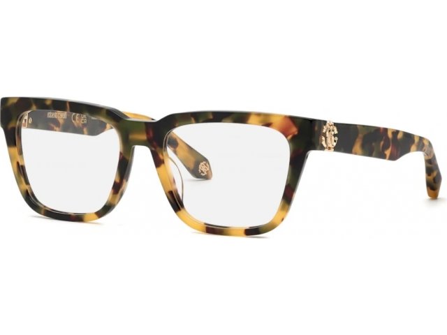 ROBERTO CAVALLI VRC026M AGG,  shiny vintage havana, clear