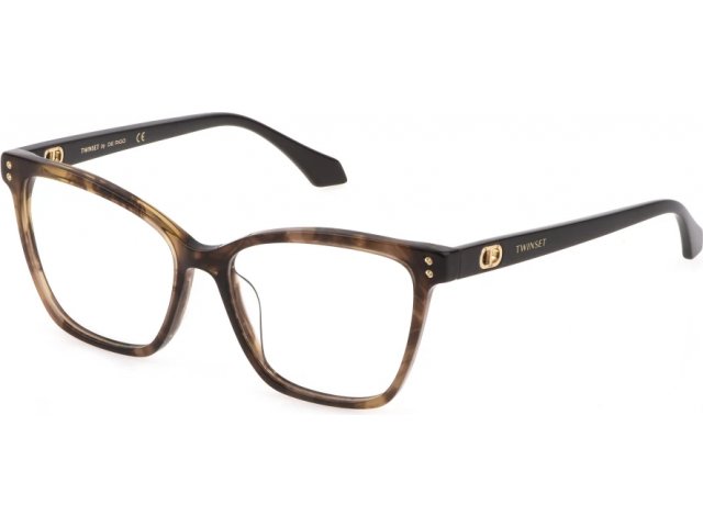 TWINSET VTW006 GGU,  shiny melange brown, clear