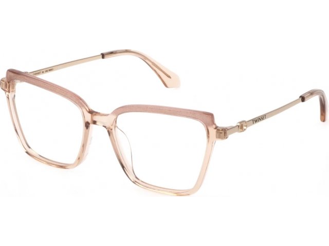 TWINSET VTW009V 9TU,  shiny transp.peach, clear