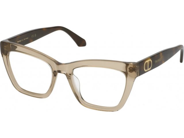 TWINSET VTW013 7AY,  shiny transp.brown, clear