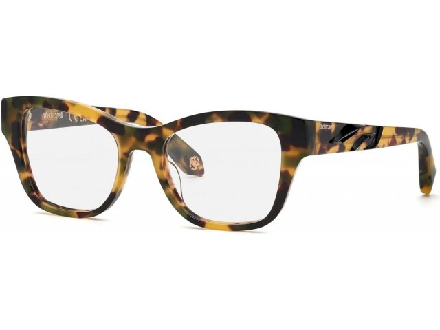 ROBERTO CAVALLI VRC025M AGG,  shiny vintage havana, clear