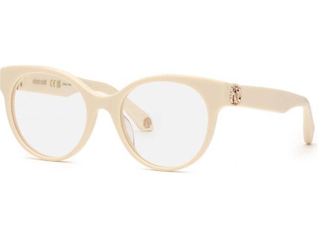 ROBERTO CAVALLI VRC027M 9X7,  shiny full cream, clear
