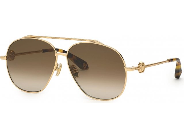 ROBERTO CAVALLI SRC008V 00Y,  shiny rose gold, brown gradient