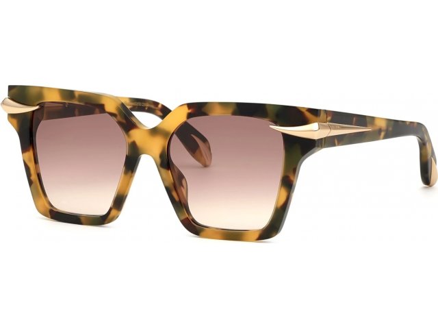 ROBERTO CAVALLI SRC002M AGG,  shiny vintage havana, brown gradient brown