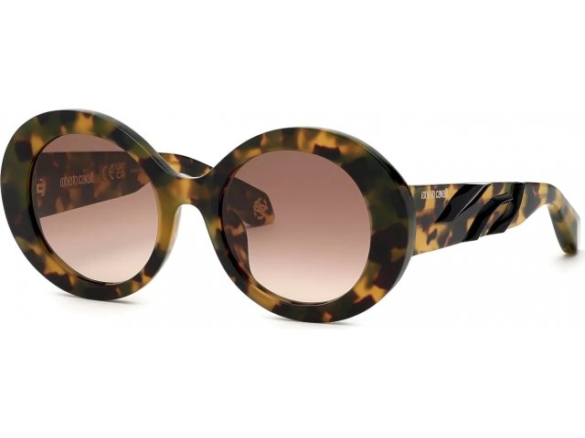 ROBERTO CAVALLI SRC010M AGG,  shiny vintage havana, brown gradient brown