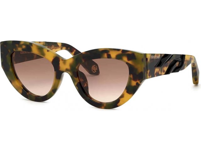 ROBERTO CAVALLI SRC009M AGG,  shiny vintage havana, brown gradient brown
