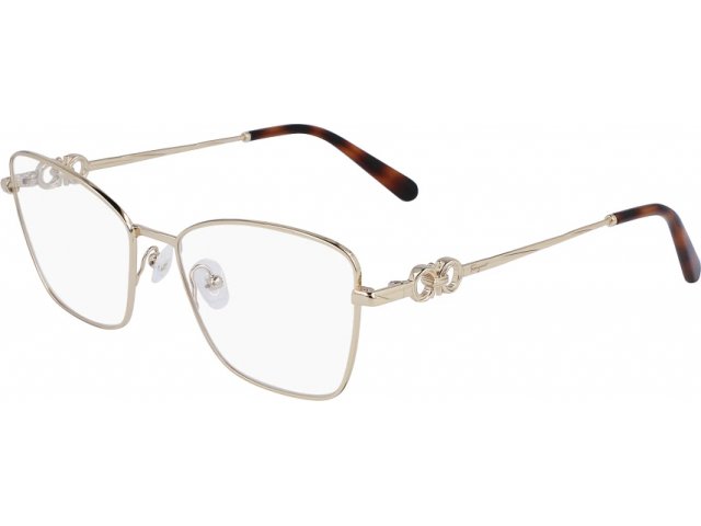 SALVATORE FERRAGAMO SF2224 710,  GOLD, CLEAR