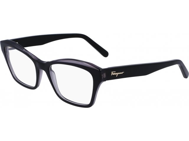 SALVATORE FERRAGAMO SF2951 022,  DARK GREY/GREY, CLEAR