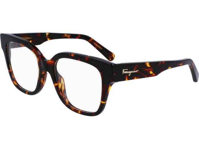 SALVATORE FERRAGAMO SF2952 219,  DARK TORTOISE, CLEAR