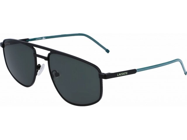 LACOSTE L254S 002,  MATTE BLACK, DARK GREY