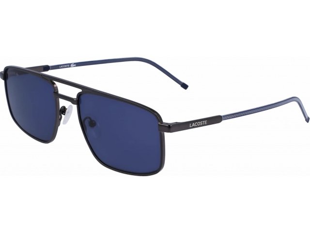LACOSTE L255S 021,  MATTE DARK GREY, BLUE