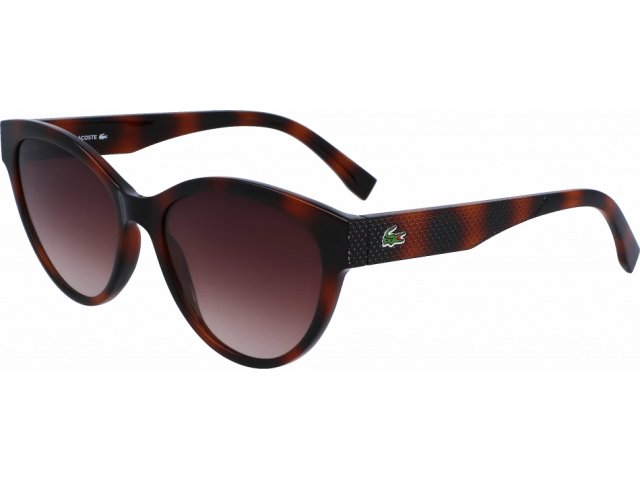 LACOSTE L983S 240,  TORTOISE, BROWN
