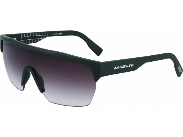 LACOSTE L989S 301,  MATTE GREEN, GRADIENT GREY