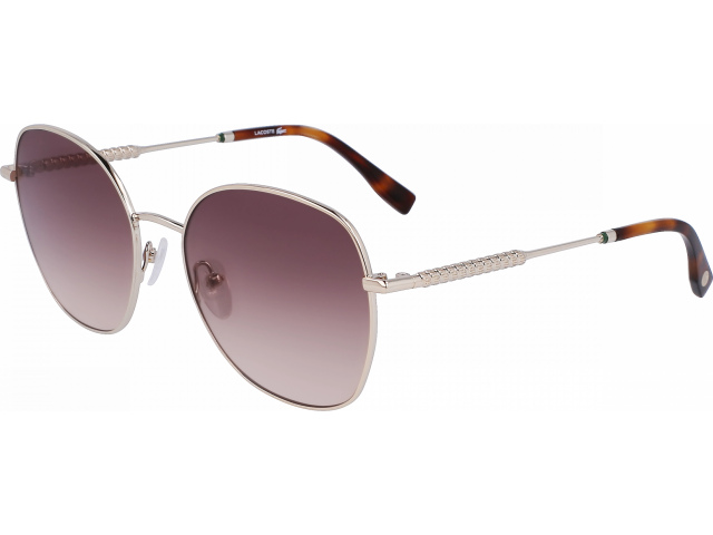 LACOSTE L257S 712,  LIGHT GOLD, BROWN