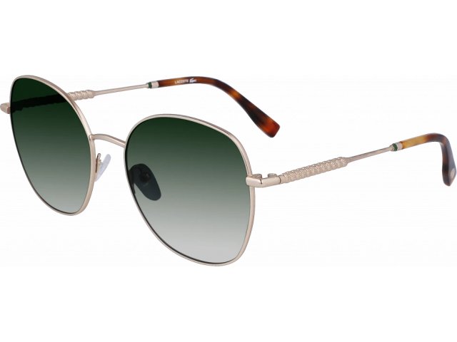 LACOSTE L257S 710,  MATTE GOLD, GREEN