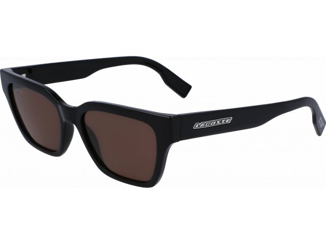 LACOSTE L6002S 001,  BLACK, BROWN