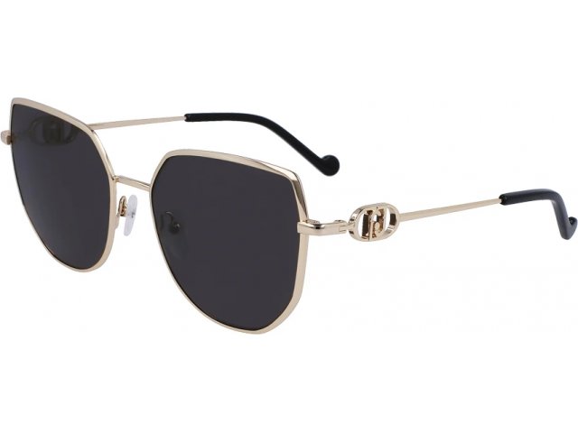 LIU JO LJ154S 716,  GOLD SHINY, DARK GREY
